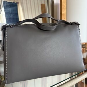 Coach Gray Leather Handbag NWT (Never used nor opened)